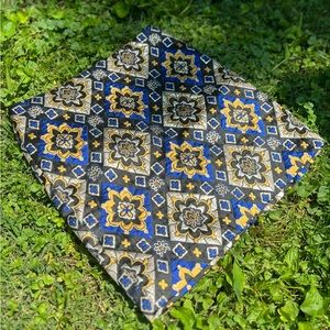 Quilted metallic Loft pencil skirt